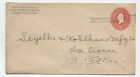 1901 Mason City IA panière annuler sur enveloppe estampillée [6665]
