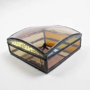 Glass jewelry box - stained glass - multicolor art glass - Picture 1 of 9