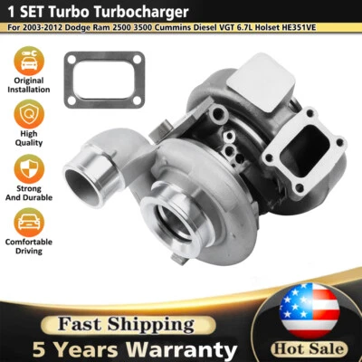 Turbo Charger 68048234 For 2007-2012 Dodge Ram 2500 3500 Cummins Diesel VGT 6.7L Foto 1 de 4