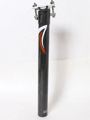 mr-ride 145g,34.9x350mm Climax SP02B UD gloss carbon Seatpost Road MTB Black - Image 1 of 4
