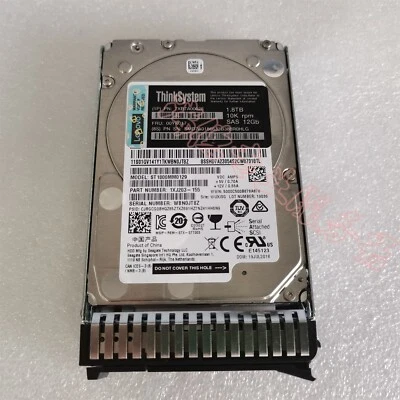Lenovo SR550 SR650 Hard Drive 00YK017 7XB7A00028 1.8TB 2.5 12G SAS - Image 1 of 2