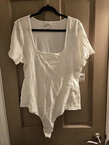 New Jenni Intimates XXXL white bodysuit - Picture 1 of 4