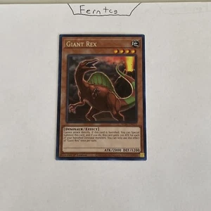 Yugioh Giant Rex selten neuwertig Wild Survivors Versand am selben Tag! - Bild 1 von 1