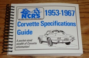 1953 - 1967 Chevrolet Corvette NCRS Pocket Specifications Guide Volume One - Picture 1 of 1