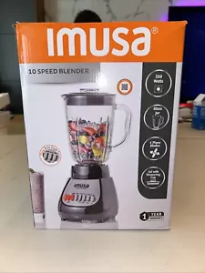 Licuadora IMUSA GAU-80313B de 10 velocidades con tarro de vidrio - Imagen 1 de 1