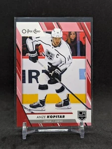 Anze Kopitar 23-24 OPC Red Border Card Los Angeles Kings - Picture 1 of 2