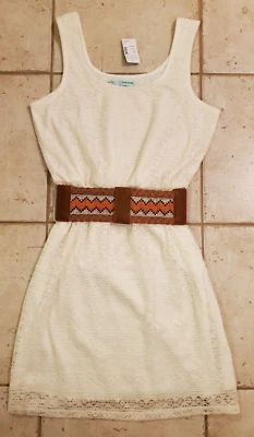 🌸 Vestido sin mangas vintage de encaje Y2K - Romántico Fairycore Boho - Pequeño Foto 1 de 4