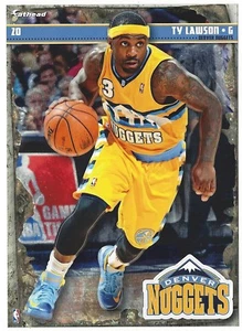 PEGATINA TY LAWSON FATHEAD TRADEABLES DENVER NUGGETS NCU TARHEELS 2013-14 #20 - Imagen 1 de 2