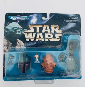 Figura de acción Hasbro Star Wars Micro Machines Mini Action I - Guard/Boba/Ackbar - Imagen 1 de 6