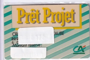 CARTE / CARD BANQUE BANK CREDIT .. ANCIENNE FRANCE PERIMEE TENOR 1987 MAGNETIQUE - Picture 1 of 2