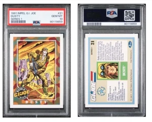 1991 Impel G.I. Joe DUSTY Series 1 PSA 10 Gem Mint #10 POP 4!!! NICE! - Picture 1 of 2