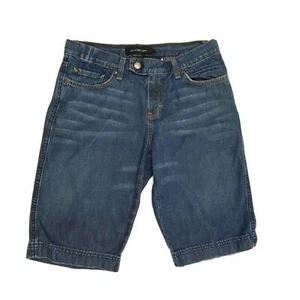Calvin Klein Skimmer Women's size 6 Medium Wash Blue Denim Jean Shorts - Picture 1 of 3