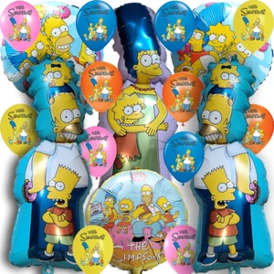 Simpson donut balloon latex birthday party supplies favor centerpiece decoration - Picture 1 of 29