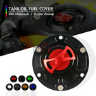 Keyless Quick Release Fuel Gas Tank Cover Caps For Aprilia Tuono V4 R Aprc 12-15