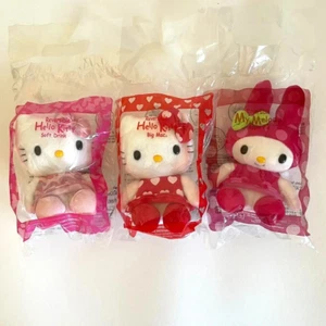 Hello​ Kitty​ My Melody McDonald's​ Reversible Stuffed Toy Rare Vintage Unused - Picture 1 of 9