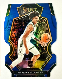 2022-23 Panini Select Marjon Beauchamp Die Cut BLUE Prizm RC SP #/249 Bucks! - Picture 1 of 3