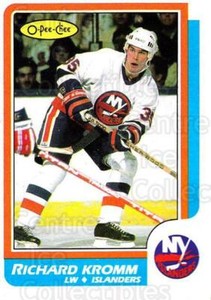 1986-87 O-pee-chee Blank Backs #229 Richard Kromm