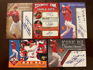 Shohei Ohtani 2018 Rookie Cards 5 Different Cards with Free Shipping