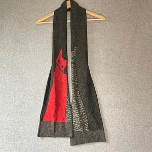 Princesse et Dragon made in Canada #Cc cat scarf merino wool artsy - Picture 1 of 6