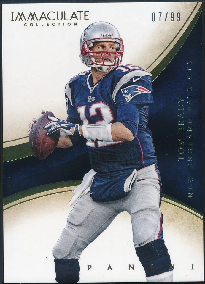 2014 PANINI IMMACULATE TOM BRADY /99 BASE CARD #8 - Image 1 of 1