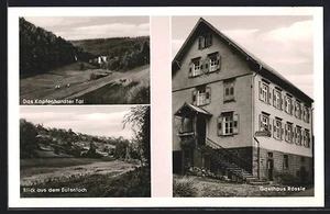 AK Kapfenhardt /Kr. Calw, Gasthaus Rössle, Eulenloch, Kapfenhardter Tal - Bild 1 von 2