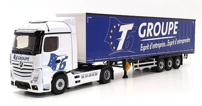 Eligor 1/43 Scale 117038 - Mercedes Actros 5 Tautliner T6 Truck - Groupe - Image 1 of 4
