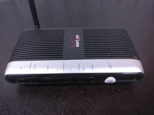 Actiontec Verizon MI424-WR Rev.C WiFi Wireless Router Modem w/ Adapter - Picture 1 of 5