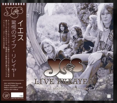 YES Live Relayer 2CD Boston Garden 1974 Definitive Edition Rare Japan New - Image 1 of 4