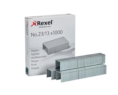Rexel No.23/13 mm Heavy Duty Staples, For Stapling up to 90 Sheets, Use with Hea - Image 1 of 3