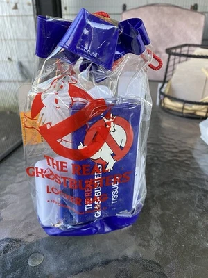 Real Ghostbusters Locker Bag Complete W/Tag Tissues Soap Toothbrush 1984 New VTG - Image 1 of 4