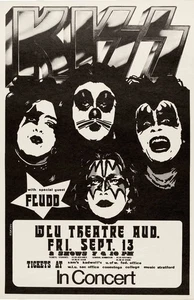 Gerahmtes Konzertplakat Kiss 1974 Ontario Kanada - Bild 1 von 2
