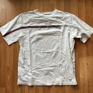 T-shirt skate casual bianca anni 90 extreme gear con striscia rossa 3D | taglia L - Foto 1 di 5