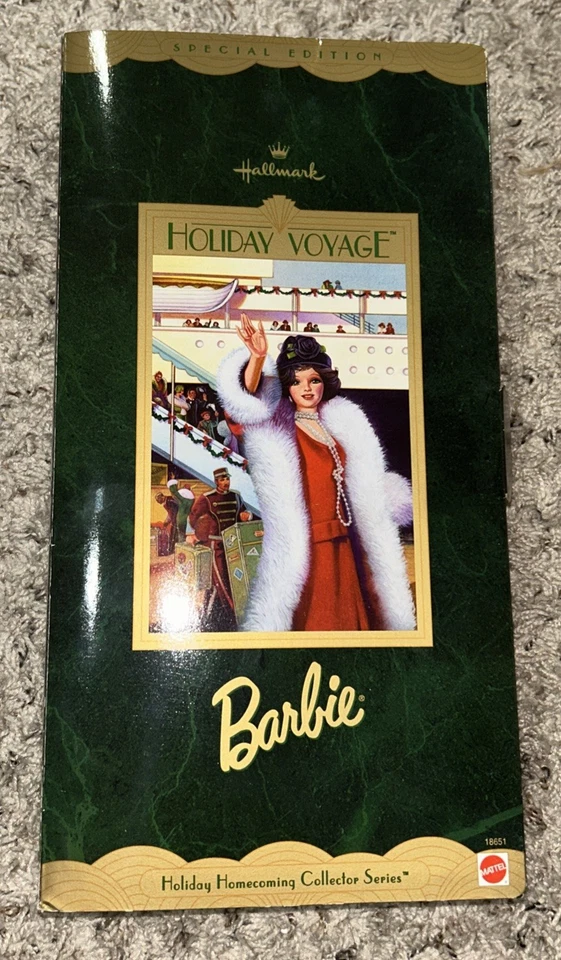 Hallmark Holiday Voyage Barbie #18651 Holiday Homecoming 1997