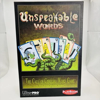 Palabras indecibles: La llamada de Cthulhu juego de palabras por Playroom. Nuevo.  Completo. Foto 1 de 4
