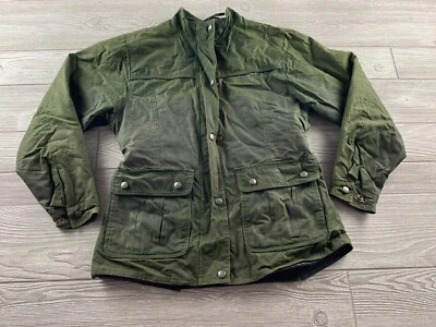Vintage Outback Trading Company Tin Cloth Waxed Cotton Jacket Small Green - Image 1 of 4