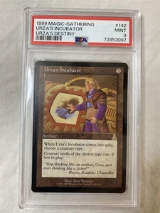 1999 Magic The Gathering Urza's Destiny Urza's Incubator PSA Mint 9 POP 3 - Picture 1 of 6