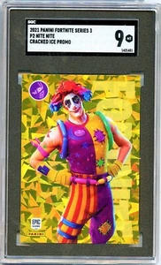 NITE NITE 2021 FORTNITE SERIES 3 EPIC CRACKED ICE PROMO #P2 SGC 9 MINT - Picture 1 of 2