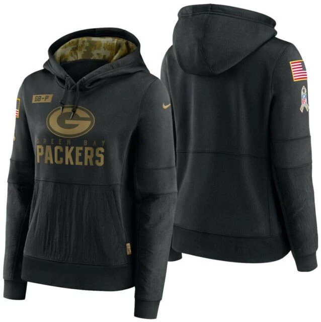 Nike Green Bay Packers Hoodie - Black