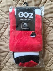 Go2 Holiday Compression Socks Unisex 15-20mmHg Halloween RED OOZE - Picture 1 of 2