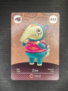 Carte Amiibo Animal Crossing Zoe 442 Cleo Naricia Série 5 S5 - Picture 1 of 1