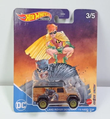 Hot Wheels Premium Pop Culture DC Batman Land Rover,Defender 110 Hard Top,2022 - Image 1 of 4