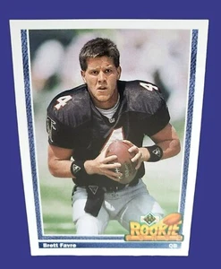 1991 Upper Deck Brett Favre Rookie Force RC #647 Atlanta Falcons - Picture 1 of 11
