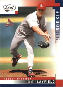 2003 Leaf St. Louis Cardinals Baseball Card #310 Scotty Layfield ROO