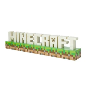 Official Minecraft Logo LED Desk Light Night Light by Paladone - Picture 1 of 8