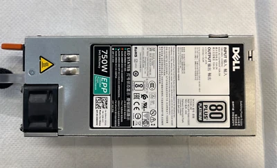 Dell 750W 80 Plus Platinum PSU Model D750E-S6 - Image 1 of 3