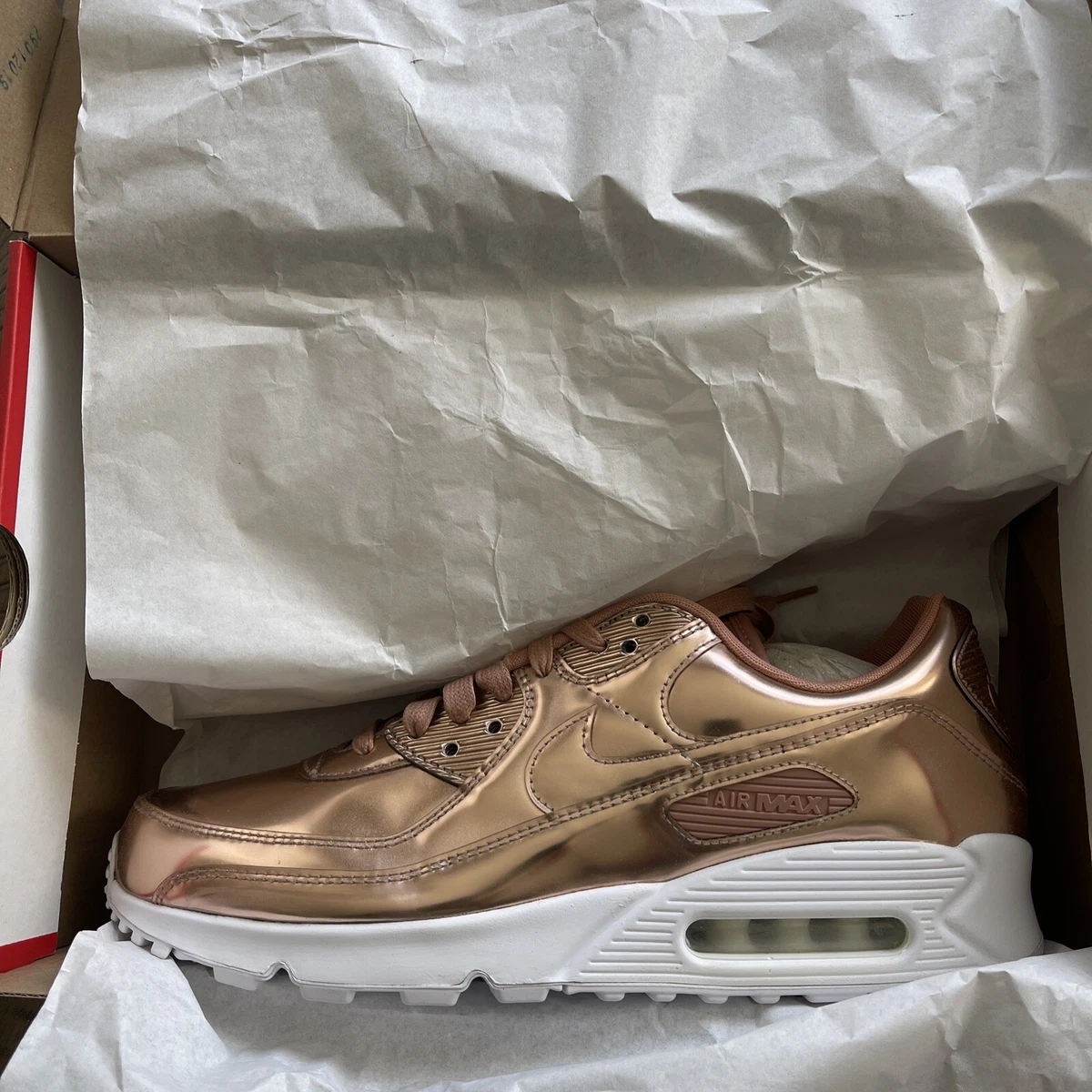 Nike Air Max 90 Metallic Pack - Rose Gold W for sale | eBay