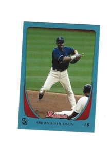 2011 Bowman Blue #12 Orlando Hudson /500 San Diego Padres - Bild 1 von 2