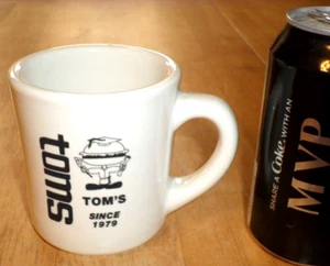 ["TOM'S"] THE NAME OF: "TOM'S"- SINCE 1979 yr., Ceramic Coffee Cup/ Mug, VINTAGE - Picture 1 of 8
