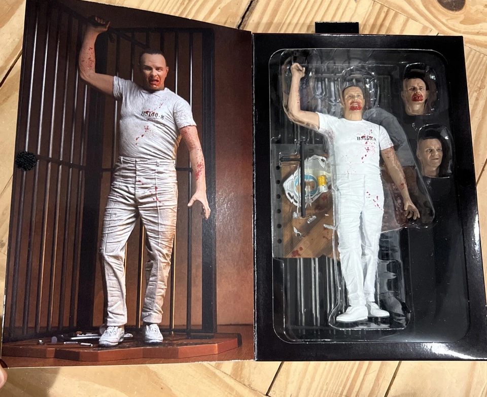 NECA The Silence of The Lambs Dr. Hannibal Lecter (Prison Escape) 7" Figure NEW! - Image 1 of 4