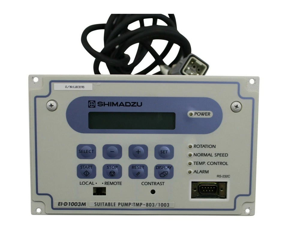 SHIMADZU TURBO MOLECULAR PUMP CONTROLLER  EI-D1003M TMP-803/1003 - Image 1 of 4